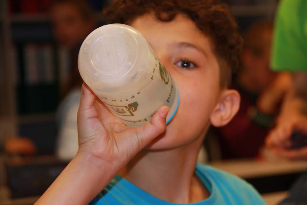 Drinkbus altijd bij de hand, ook in de klas