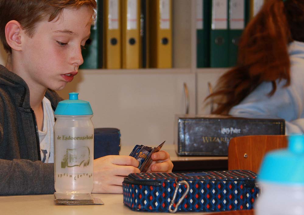 Even drinken van je drinkbus is oké, ook in de klas